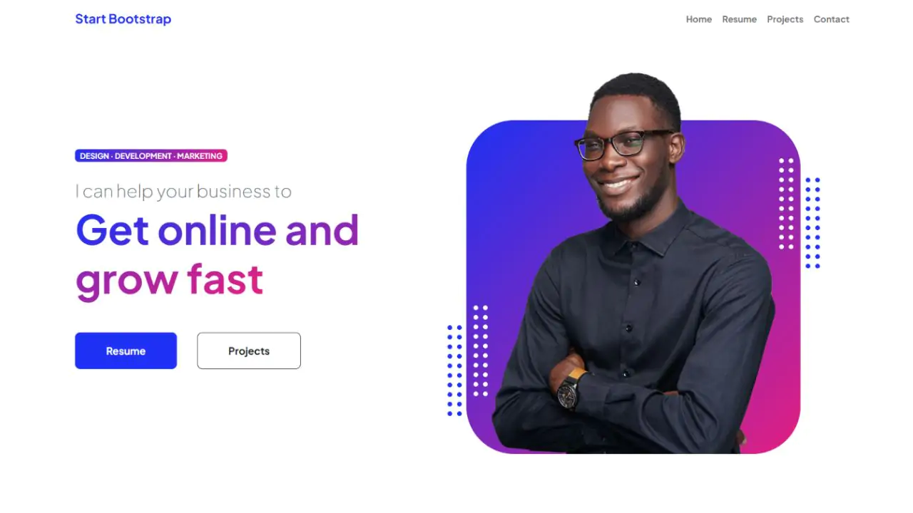 Personally - A free personal website theme