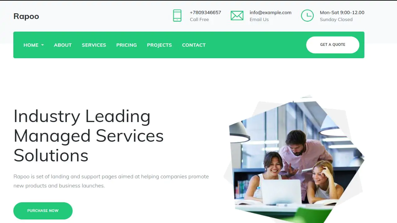 Rappo - Bootstrap Corporate Website Template