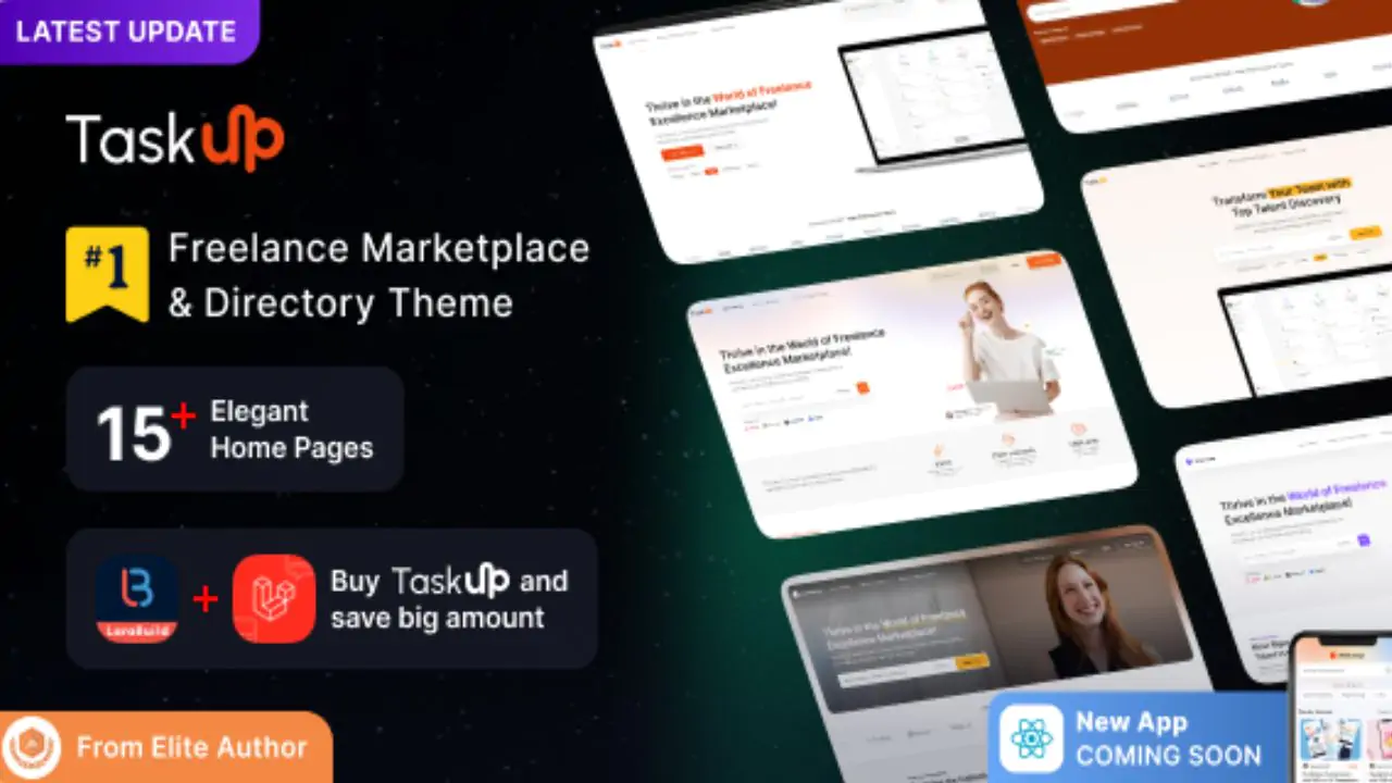 Taskup - Laravel Freelance Marketplace & Service Finder