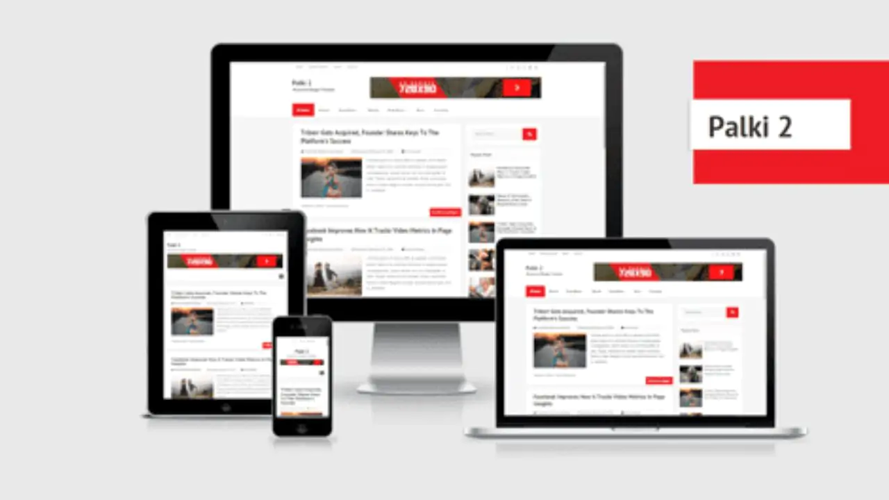 Palki 2 - Responsive Blogging Template Free Version