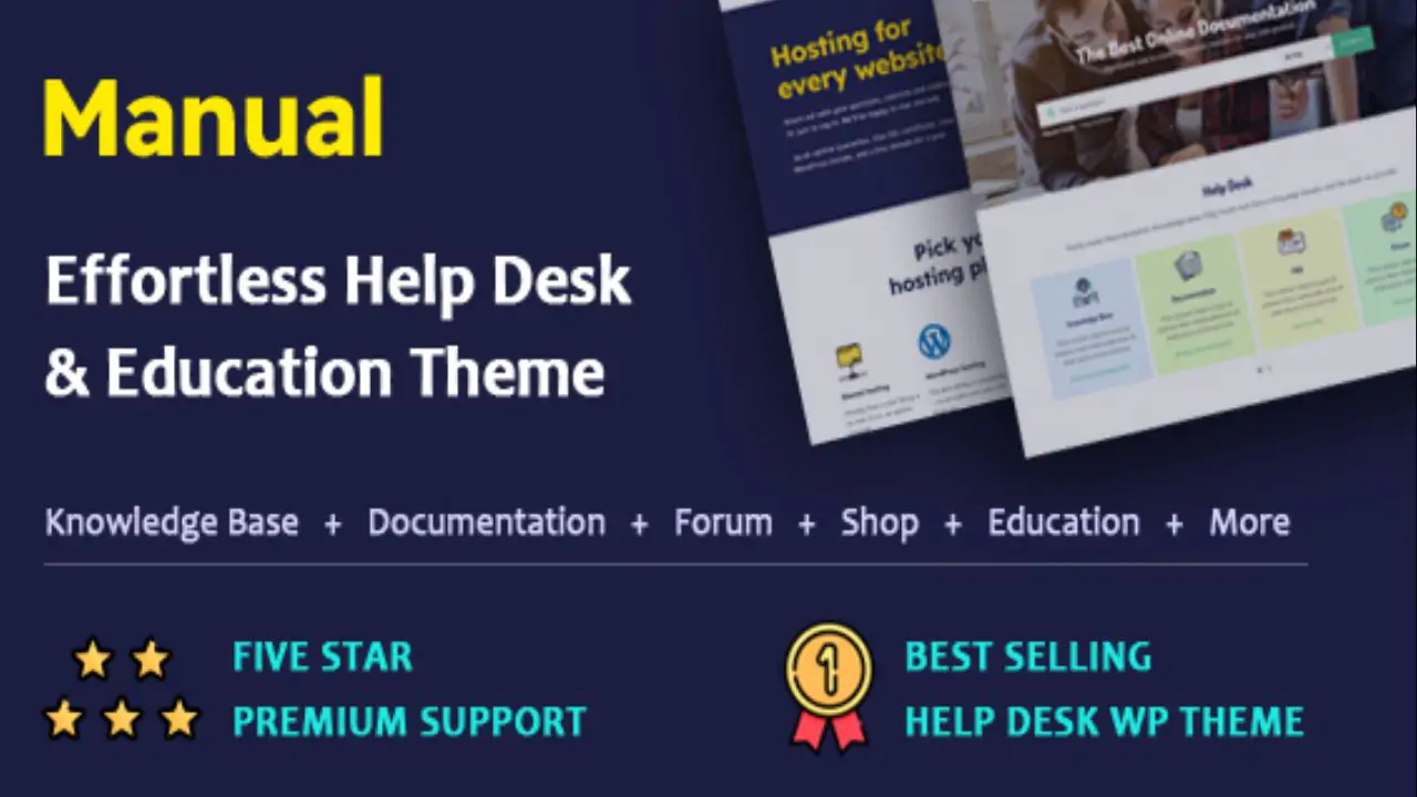 Manual - Documentation, Knowledge Base & Education WordPress Theme